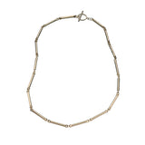 Jennifer Zeuner Bex Necklace 18k yellow gold plated sliver / 16"