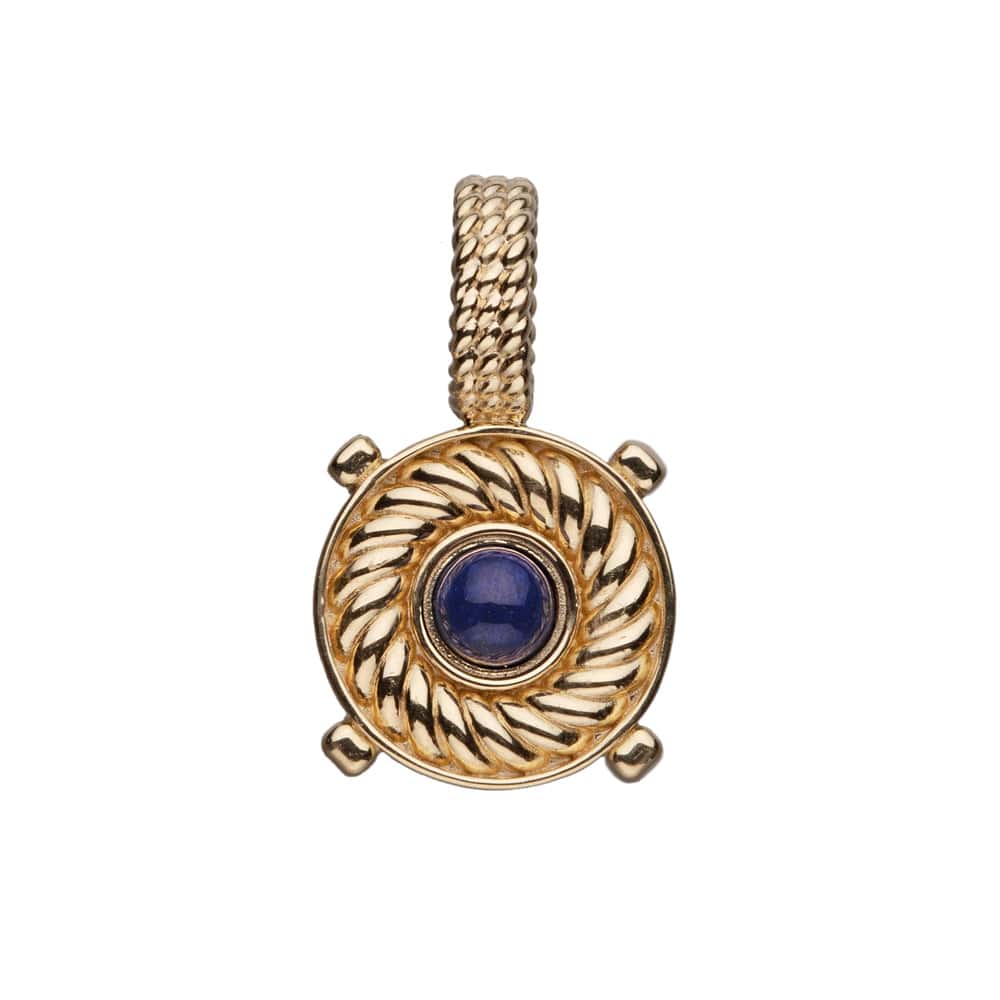 Jennifer Zeuner Briar Charm 18k Yellow Gold Plated Silver