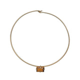 Jennifer Zeuner Collins Choker 18k Yellow Gold Plated Silver