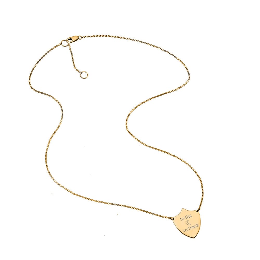 Jennifer Zeuner Jewelry Connor 14k Necklace 14k yellow gold