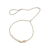 Jennifer Zeuner Dakota Handchain Gold Vermeil