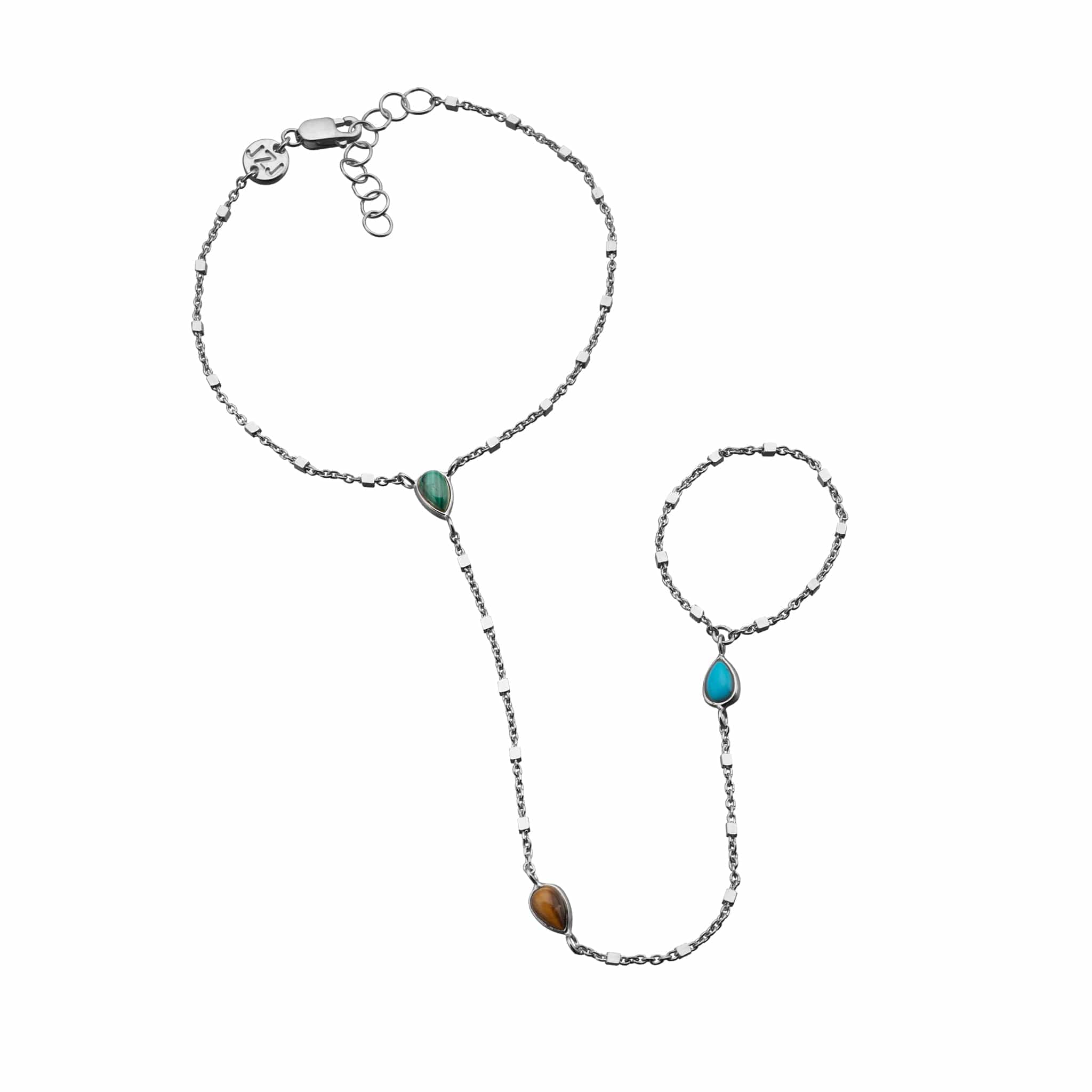 Jennifer Zeuner Daphne Handchain Sterling silver
