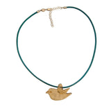 Jennifer Zeuner Dempsey Necklace 18k yellow plated silver