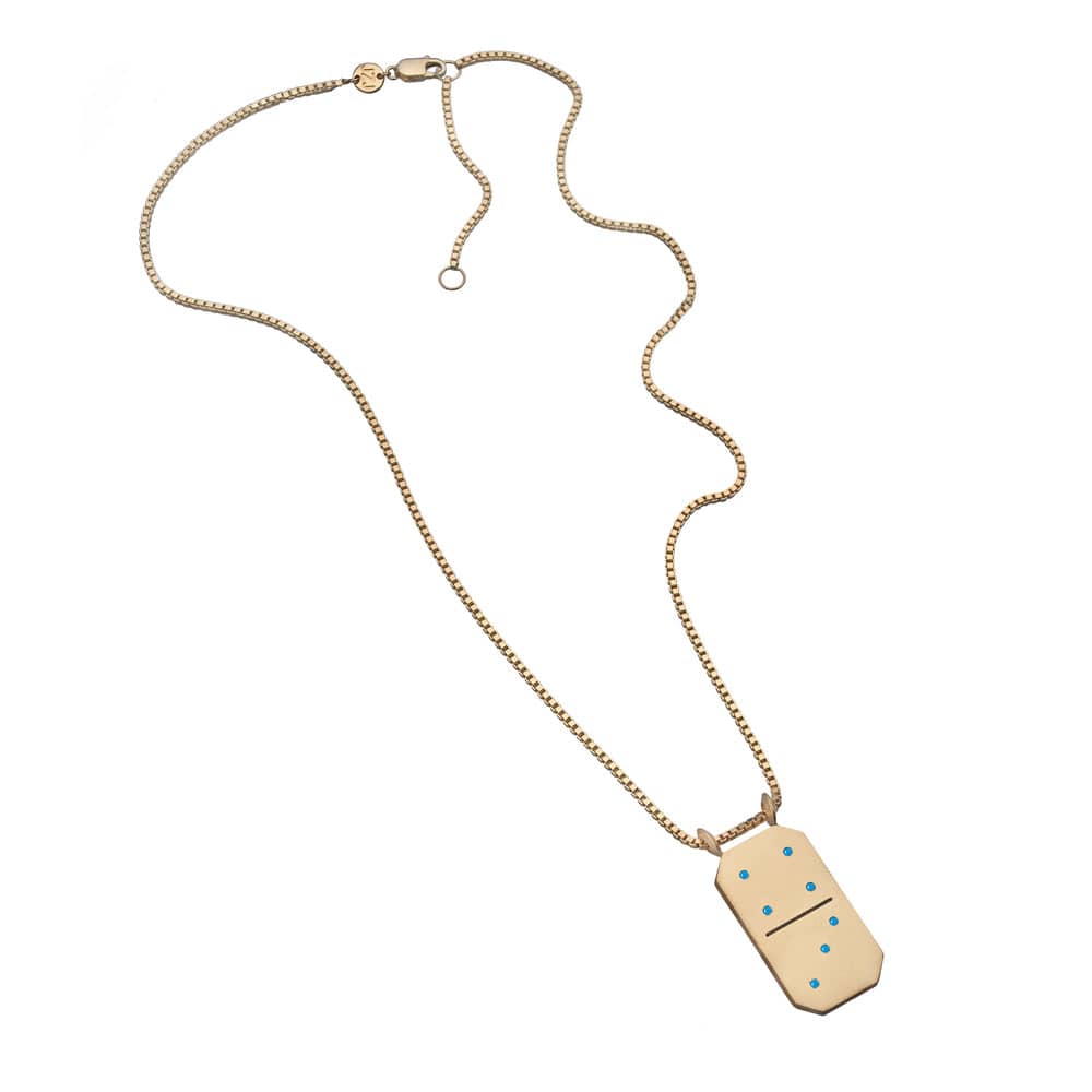 Jennifer Zeuner Dominique Necklace 18k yellow gold plated silver / 1