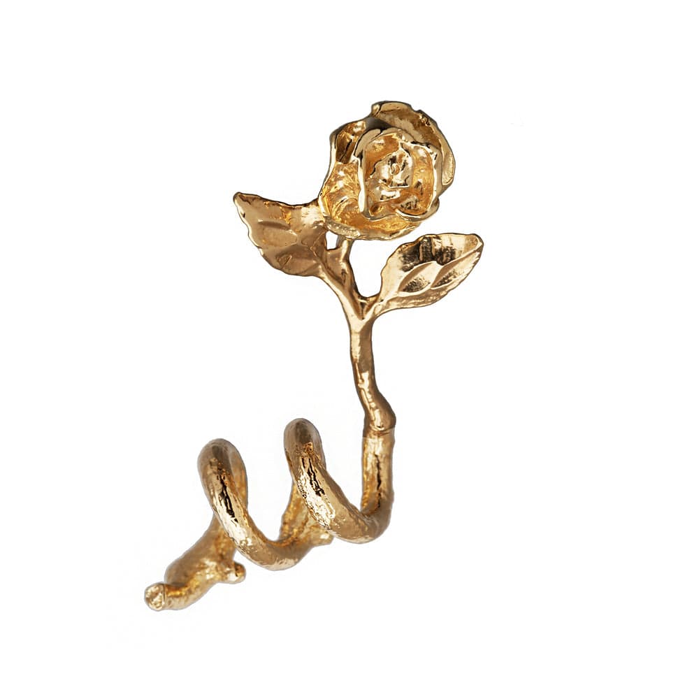 Jennifer Zeuner Dorita Charm 18k Yellow Gold Plated Silver