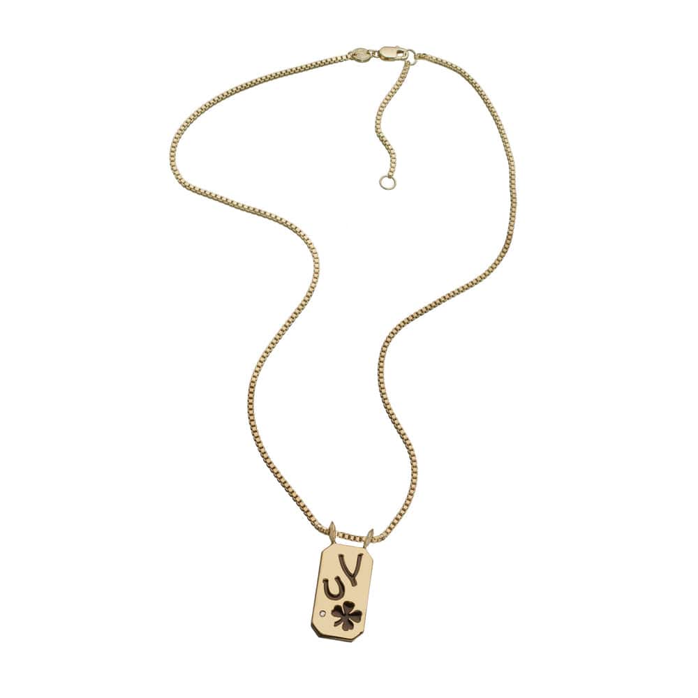 Jennifer Zeuner Effy Necklace 18k yellow gold plated silver