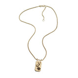 Jennifer Zeuner Effy Necklace 18k yellow gold plated silver
