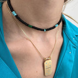 Jennifer Zeuner Eliza Necklace 18k Yellow Gold Plated Silver