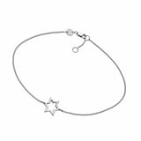 Jennifer Zeuner Jewelry Estelle Anklet sterling silver