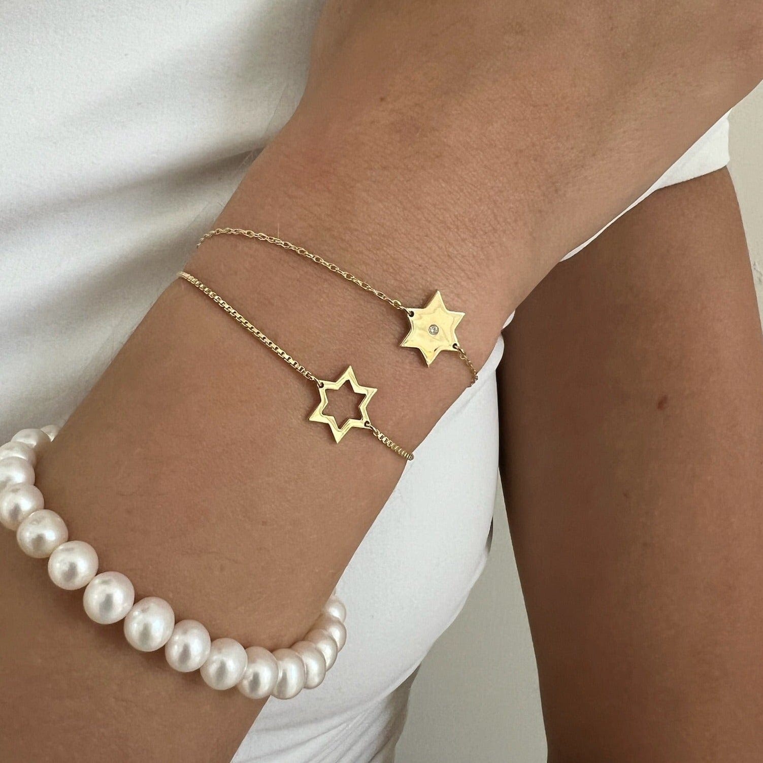 Jennifer Zeuner Jewelry Estelle Cutout Star Bracelet