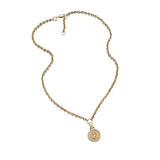 Jennifer Zeuner Jewelry Harmony Necklace gold vermeil