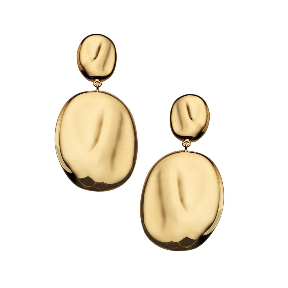 Jennifer Zeuner Havana Earrings 18k yellow gold plated silver