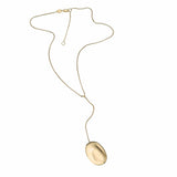 Jennifer Zeuner Jewelry Haven Lariat gold vermeil