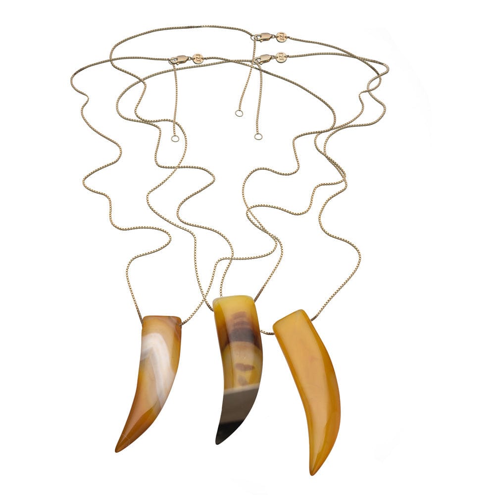 Jennifer Zeuner Hayes Necklace 18k Yellow Gold Plated Silver