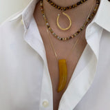 Jennifer Zeuner Hayes Necklace 18k Yellow Gold Plated Silver