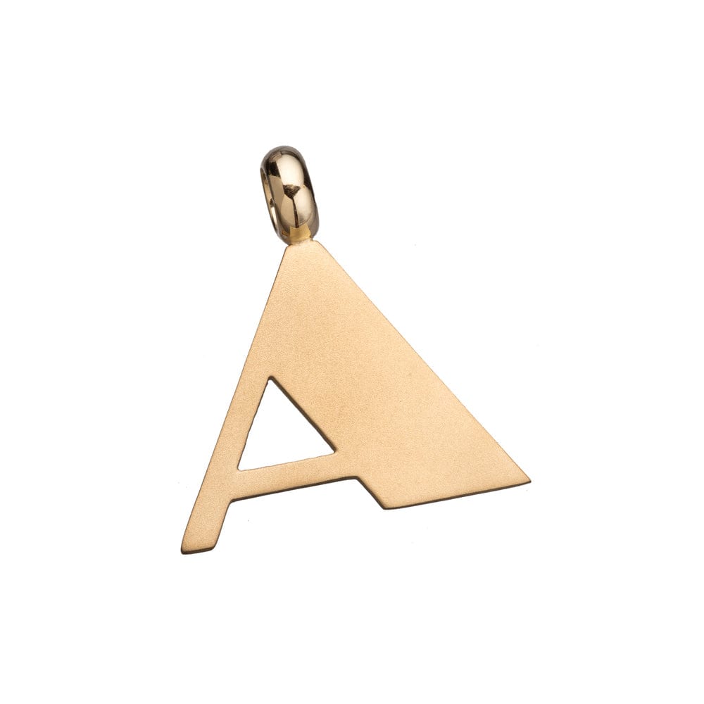 Jennifer Zeuner Idina 1" Charm 18k Yellow Gold Plated Silver