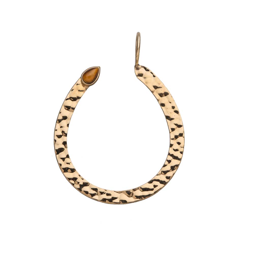 Jennifer Zeuner Indy Charm 18k Yellow Gold Plated Silver