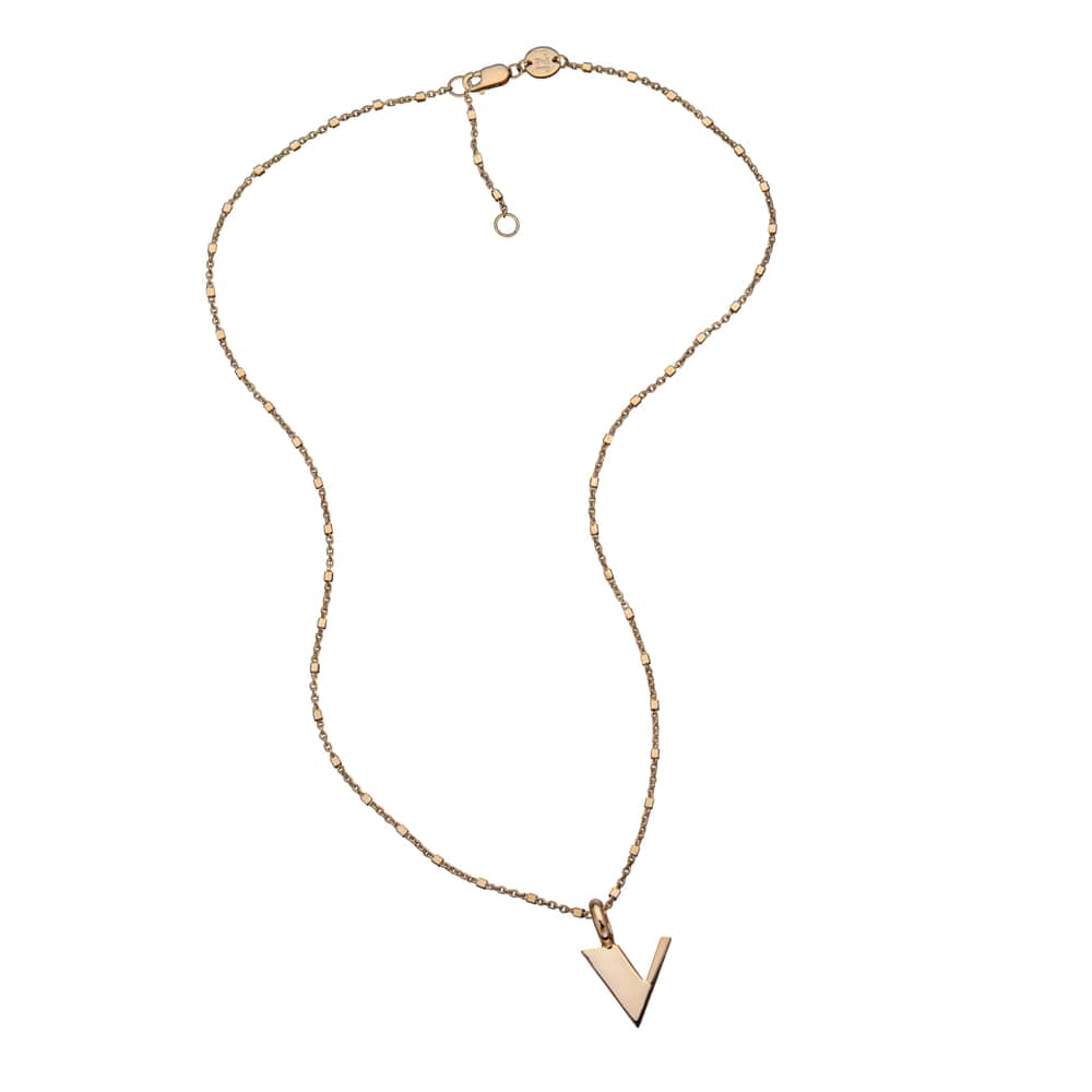 Jennifer Zeuner Inga Necklace 18k yellow gold-plated silver