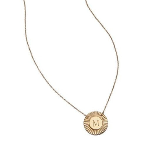 Jennifer Zeuner Jewelry Iris  Rudy Mini Engraved Necklace