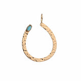 Jennifer Zeuner Jewelry Isola Charm gold vermeil