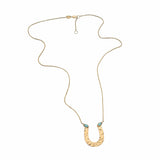 Jennifer Zeuner Jewelry Isola Necklace gold vermeil