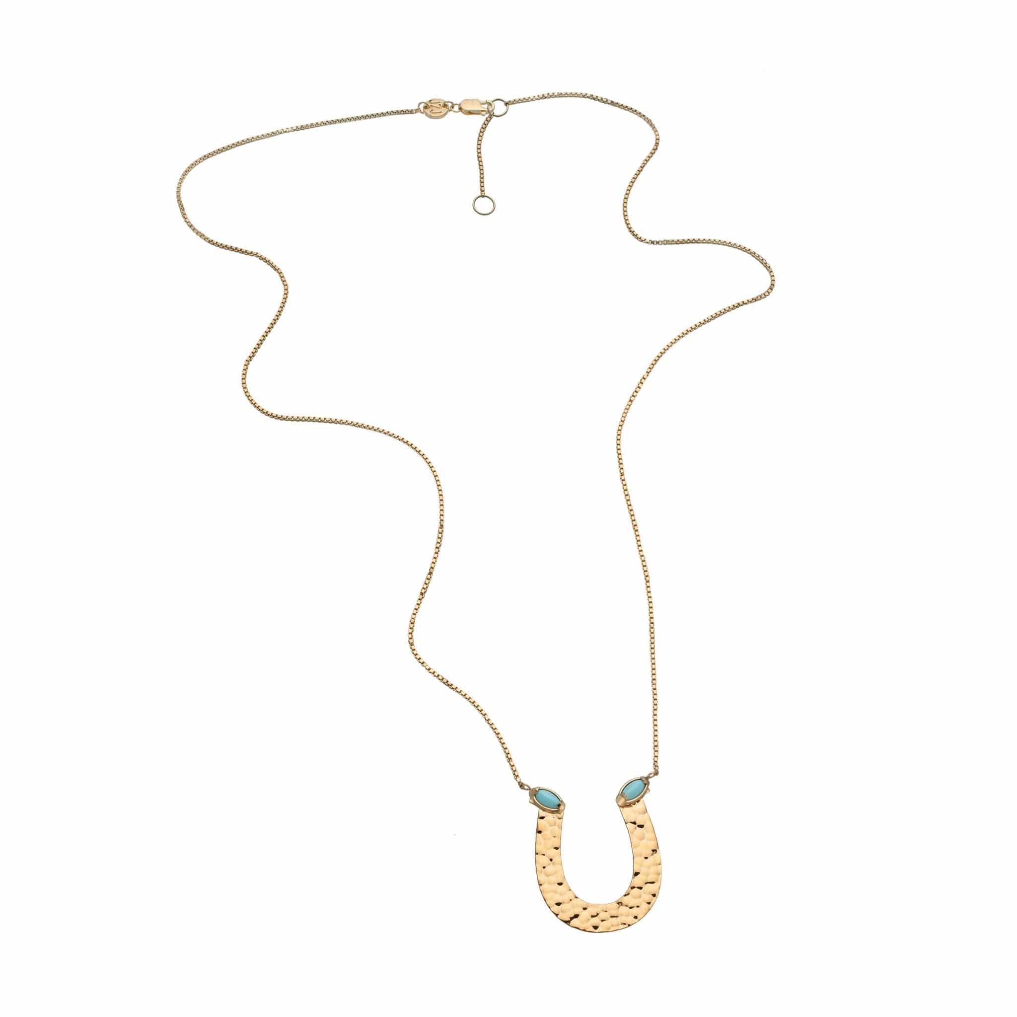 Jennifer Zeuner Jewelry Isola Necklace gold vermeil