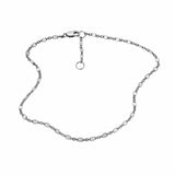 Jennifer Zeuner Jewelry Iva Anklet sterling silver