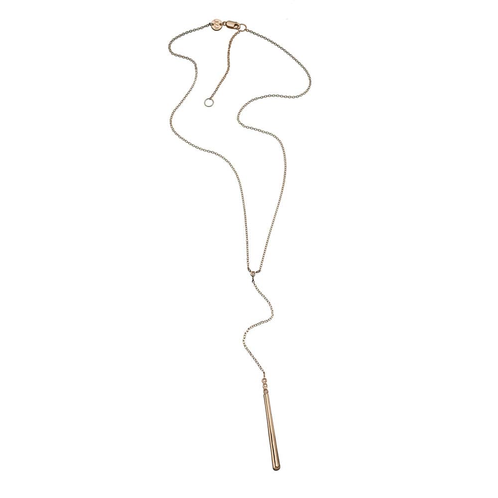 Jennifer Zeuner Jewelry Jade Lariat gold vermeil