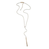 Jennifer Zeuner Jewelry Jade Lariat gold vermeil