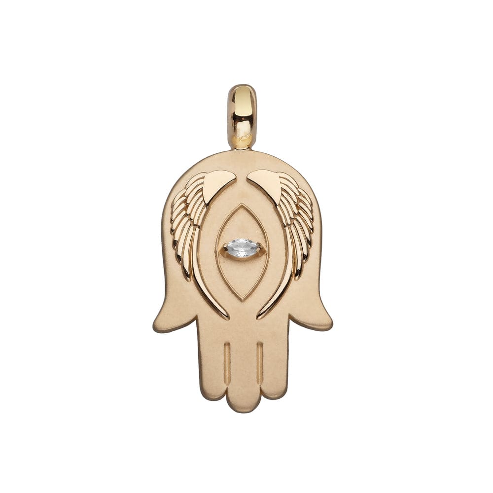 Jennifer Zeuner Kai 1.5" Charm gold vermeil