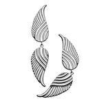 Jennifer Zeuner Kai 2.5" Earrings Sterling silver