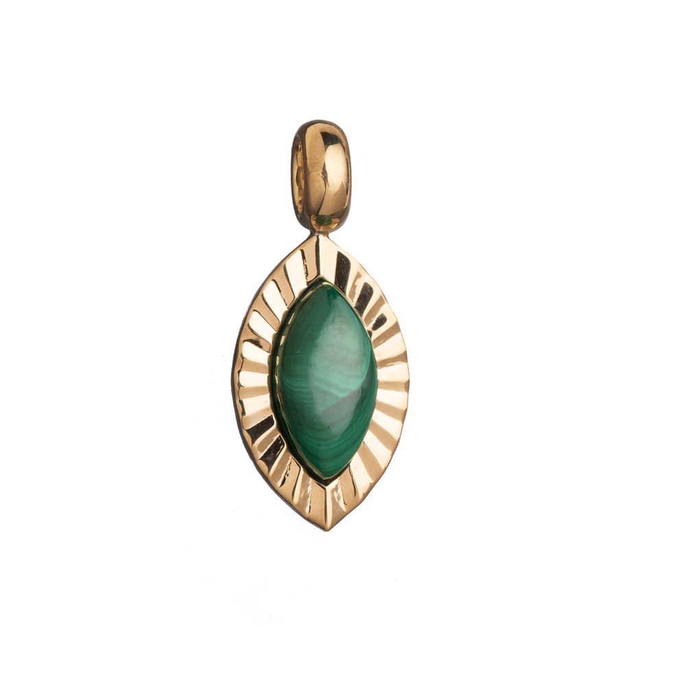 Jennifer Zeuner Kate Charm 18k Yellow Gold Plated Silver