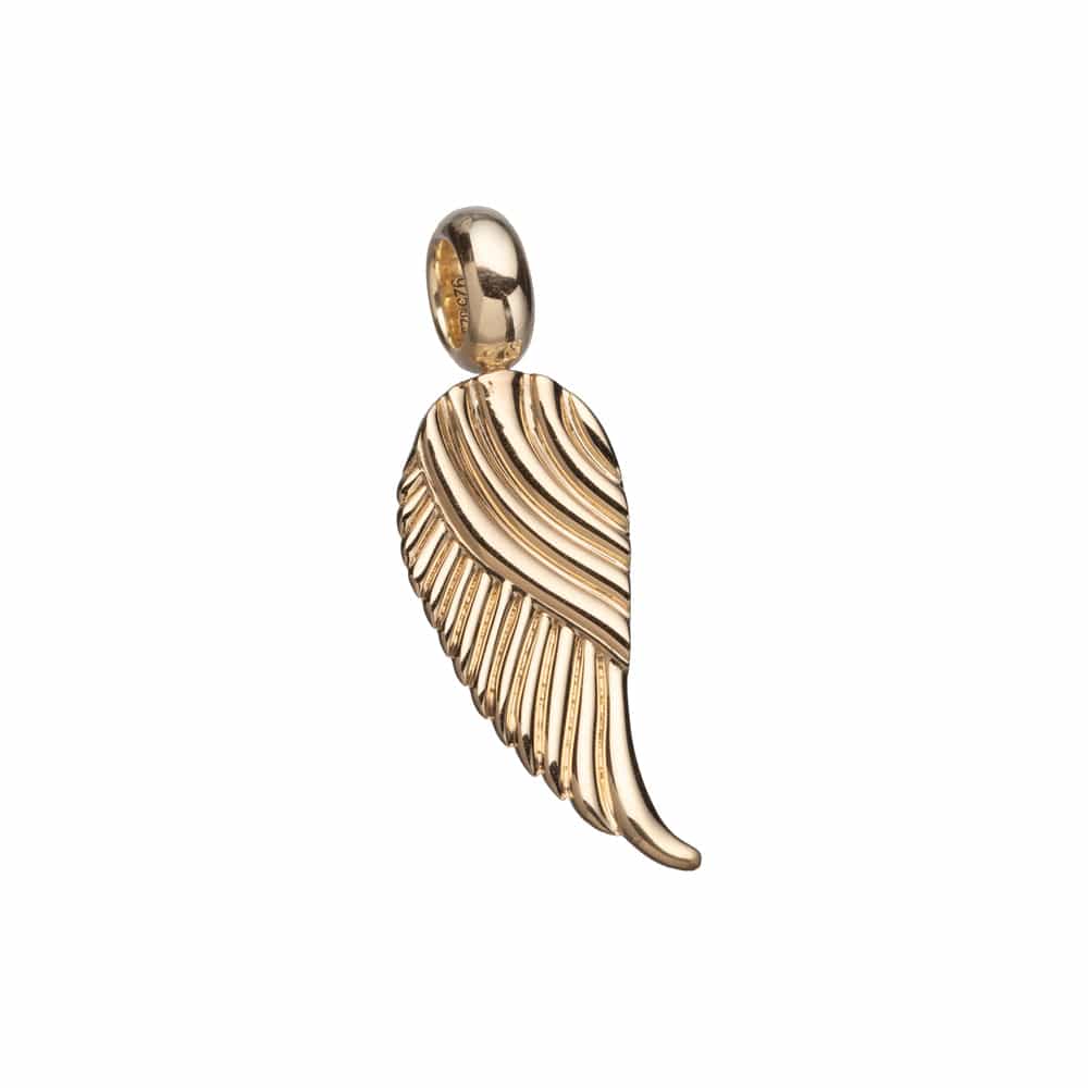 Jennifer Zeuner Kira 1" Charm 18k yellow gold plated silver