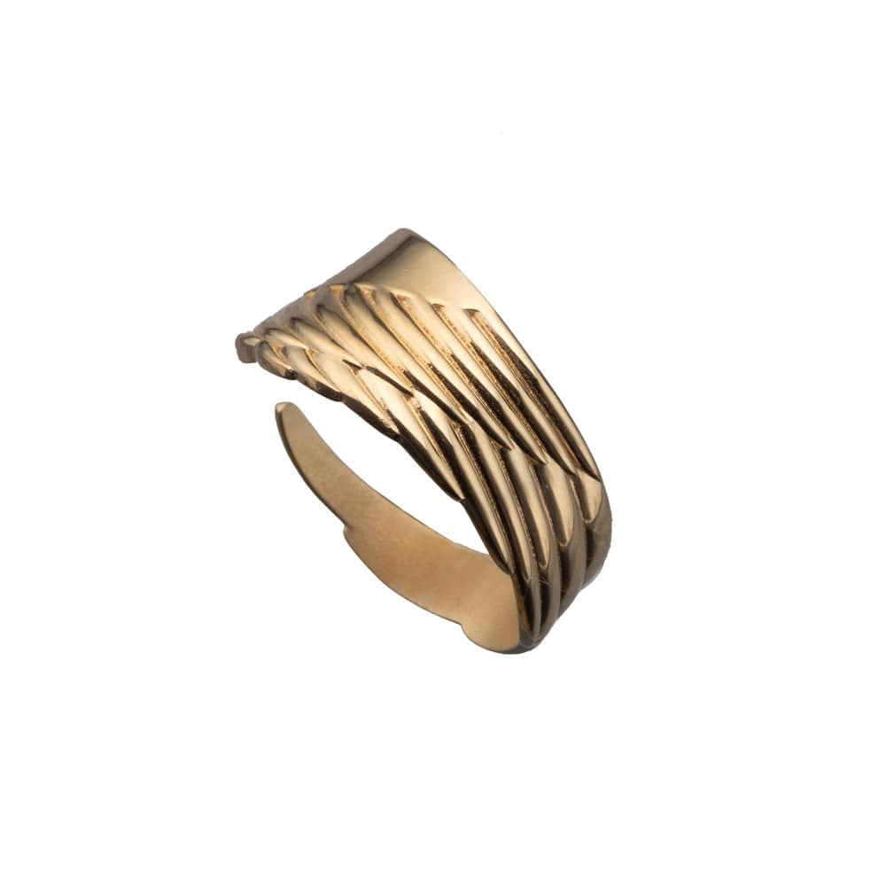 Jennifer Zeuner Kira Ring 18k yellow gold plated silver
