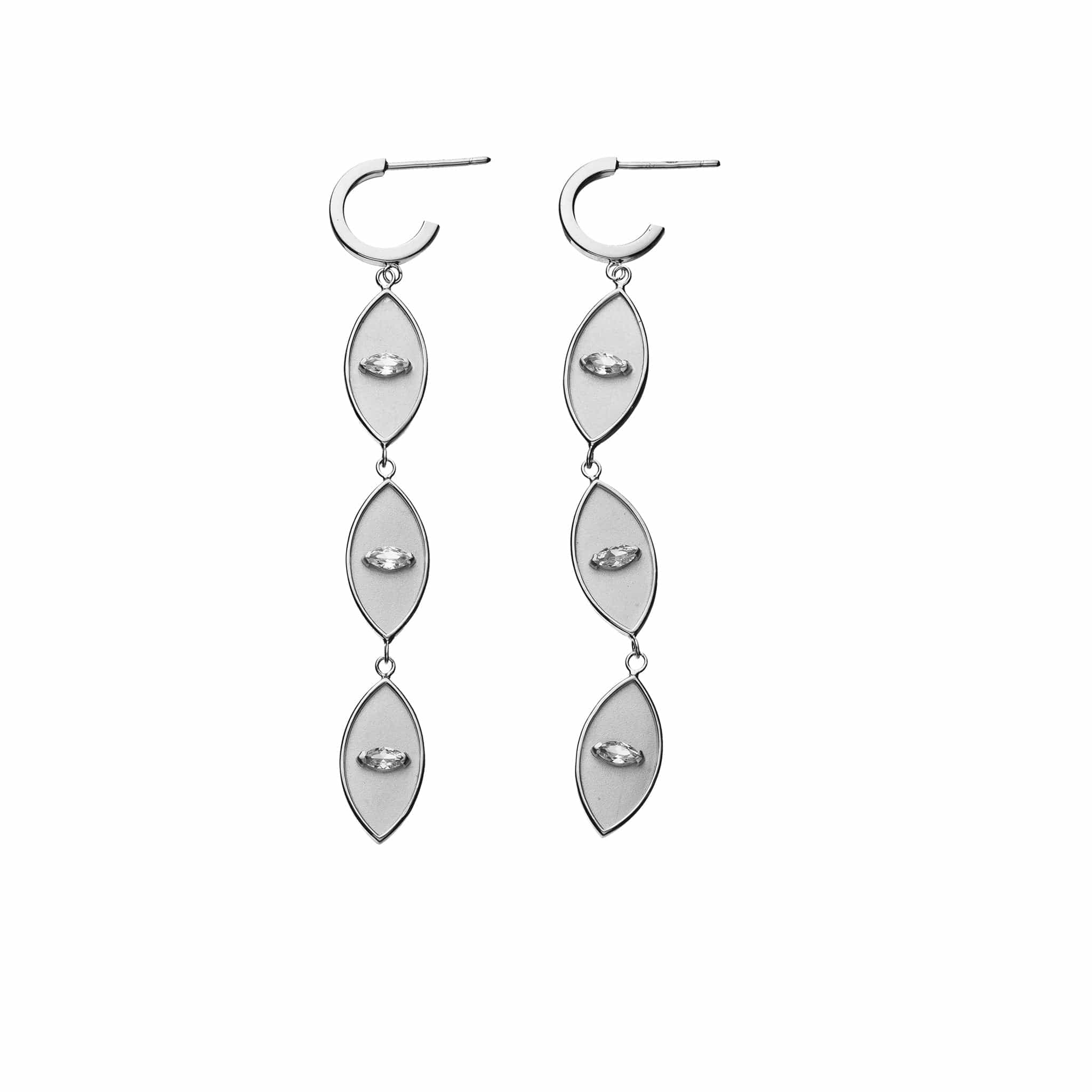 Jennifer Zeuner Jewelry Lana Earrings sterling silver