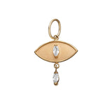 Jennifer Zeuner Jewelry Leni Charm gold vermeil