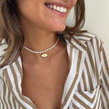 Jennifer Zeuner Jewelry Lex Necklace gold vermeil