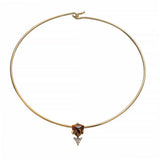 Jennifer Zeuner Lido Choker 18k Yellow Gold Plated Silver