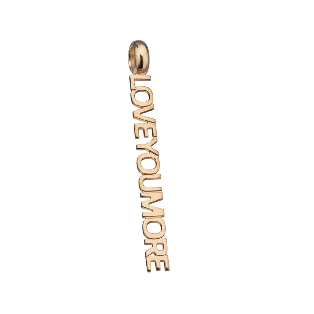 Jennifer Zeuner Liv Charm 18k yellow gold plated silver