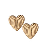 Jennifer Zeuner Jewelry Luba Earrings 18k yellow gold plated silver