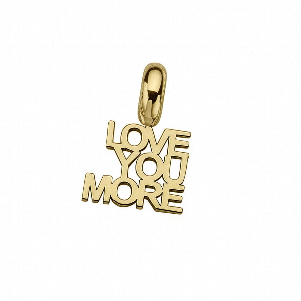 Jennifer Zeuner Lym Charm - 1/2" 18k Gold Plated Brass