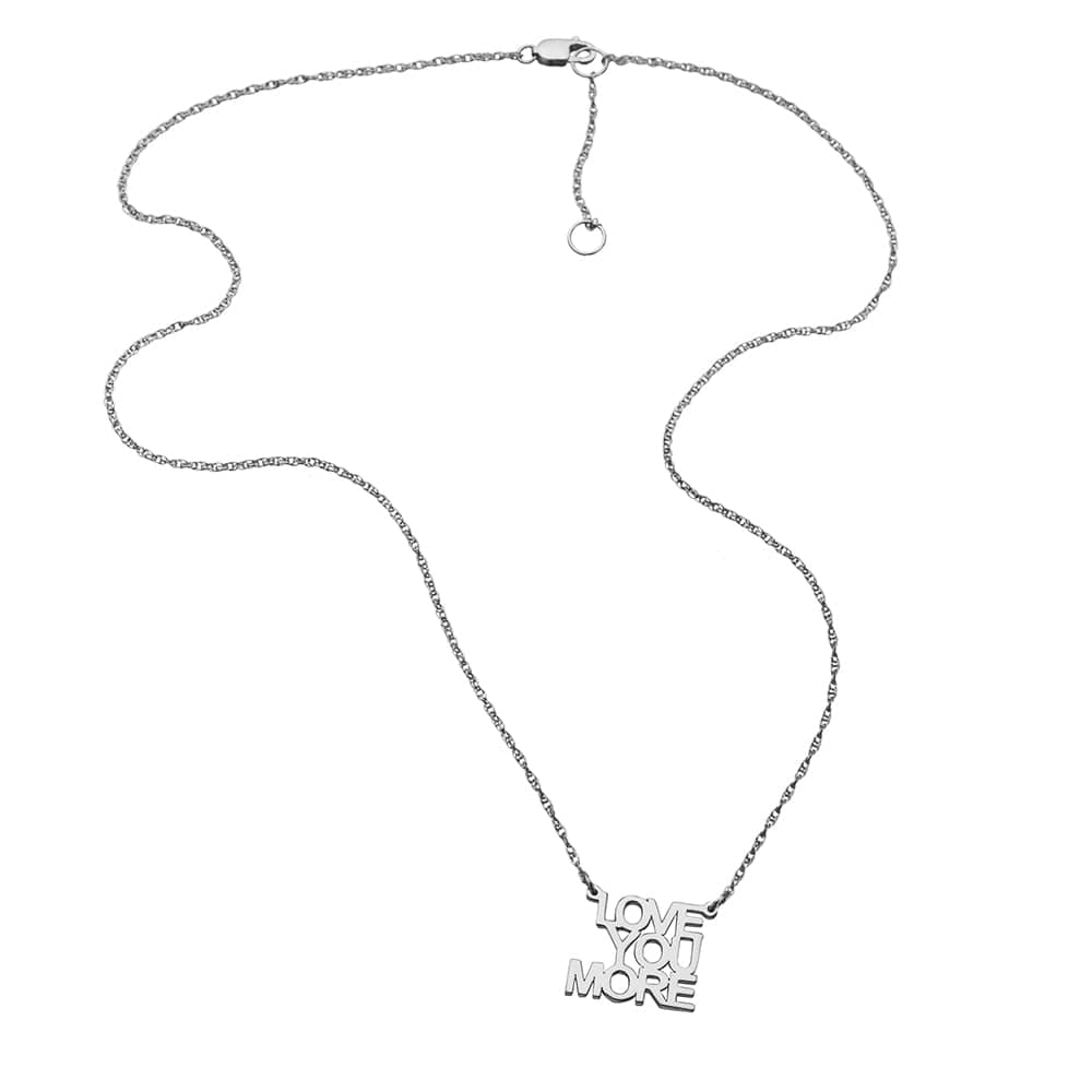 Jennifer Zeuner Jewelry LYM Necklace sterling silver / 3/4"