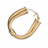 Jennifer Zeuner Jewelry Magda Bracelet 18k yellow gold plated silver