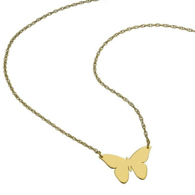 Vembley Pretty Gold Plated Pink Butterfly Pendant Necklace for Women and  Girls : Amazon.in: Fashion