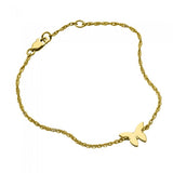 Jennifer Zeuner Jewelry Mariah Butterfly Anklet gold vermeil