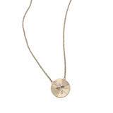 Jennifer Zeuner Jewelry Mary Necklace 14k yellow gold