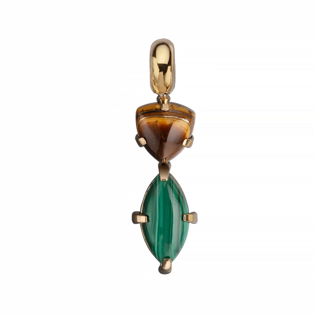 Jennifer Zeuner Minka Charm 18k Yellow Gold Plated Silver