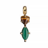 Jennifer Zeuner Minka Charm 18k Yellow Gold Plated Silver