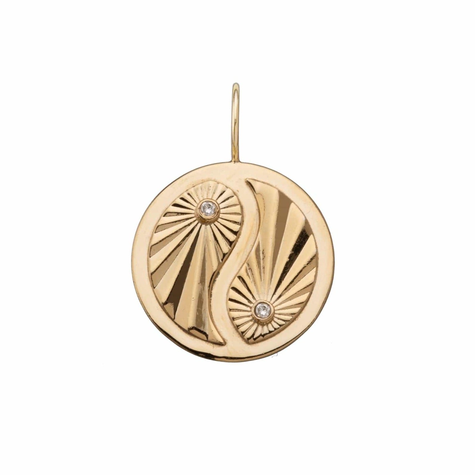 Jennifer Zeuner Jewelry Monroe Charm gold vermeil