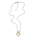 Jennifer Zeuner Jewelry Myriam 3/4" Necklace gold vermeil